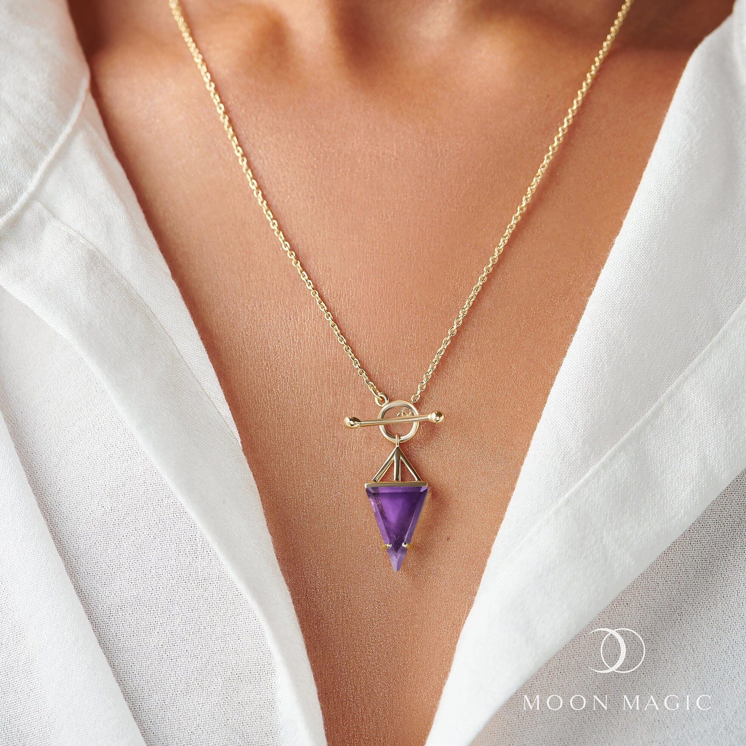 Amethyst Necklace - Heroine T-Lock - Image 10