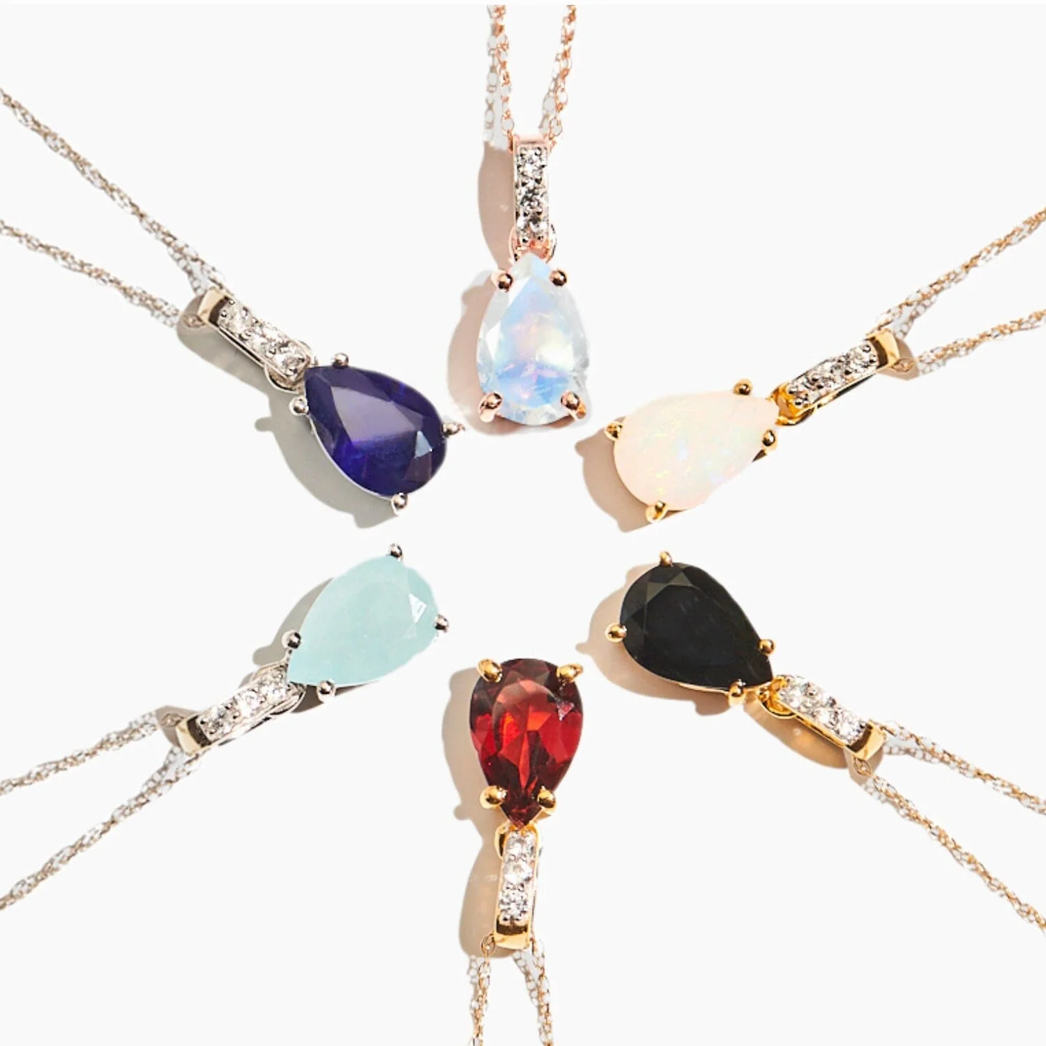 Aquamarine Necklace Sway - March Birthstone - Image 18
