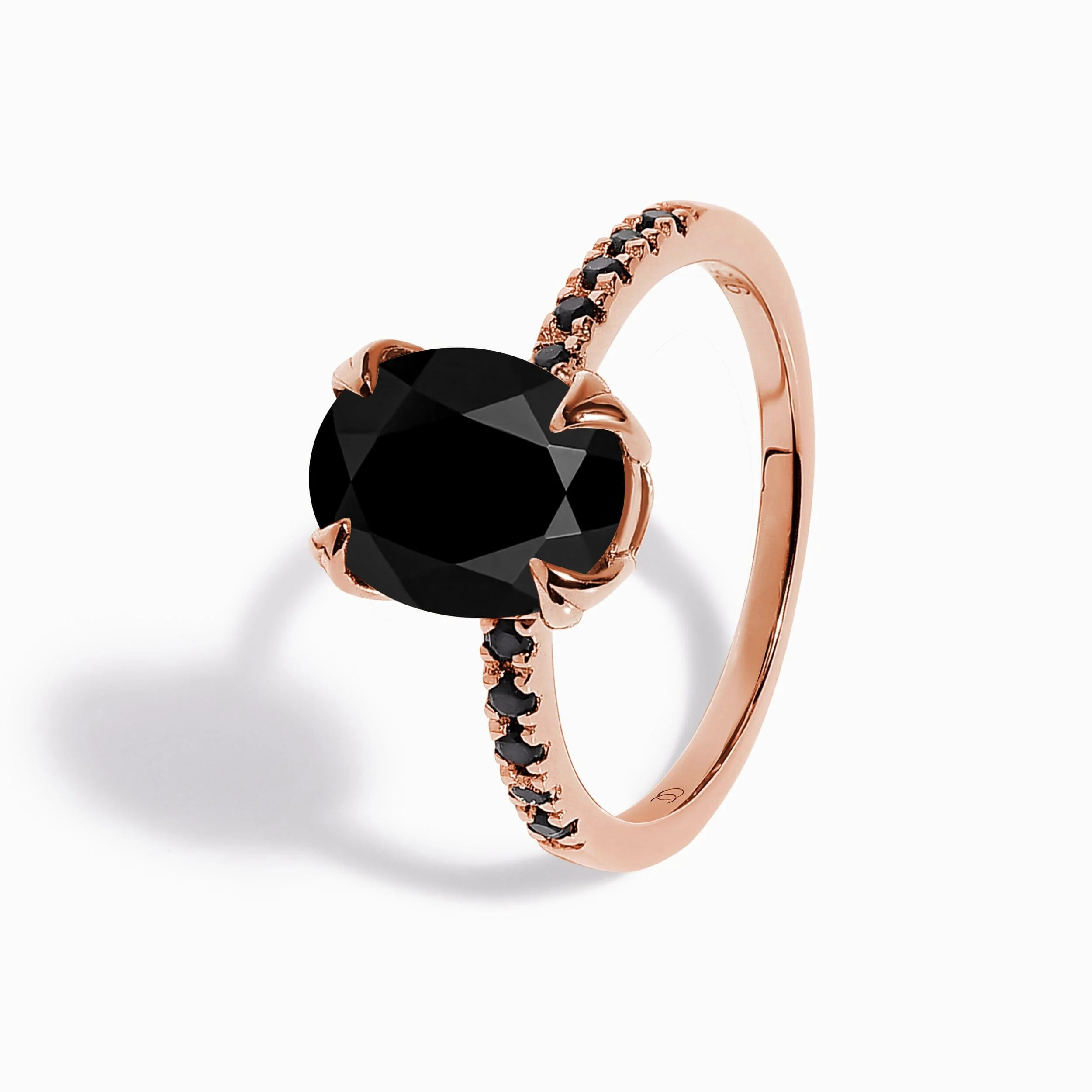 Black Obsidian Black Spinel Harlow Ring & Twinkling Band & Archer Band - Image 10