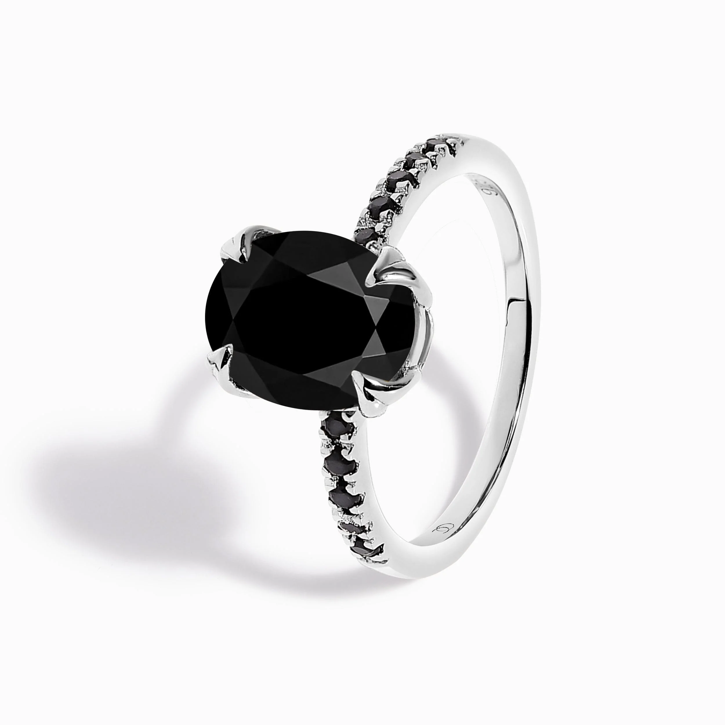 Black Obsidian Black Spinel Harlow Ring & Twinkling Band & Archer Band - Image 9