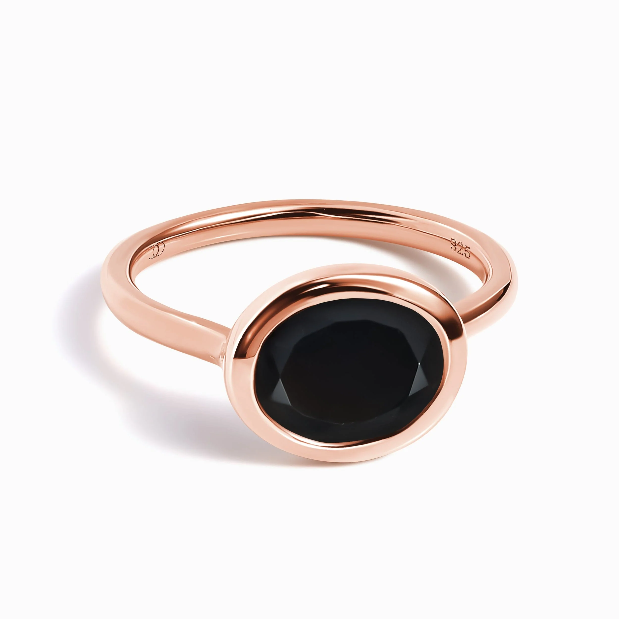 Black Obsidian Skin Touch Ring - Feel the Strength - Image 3