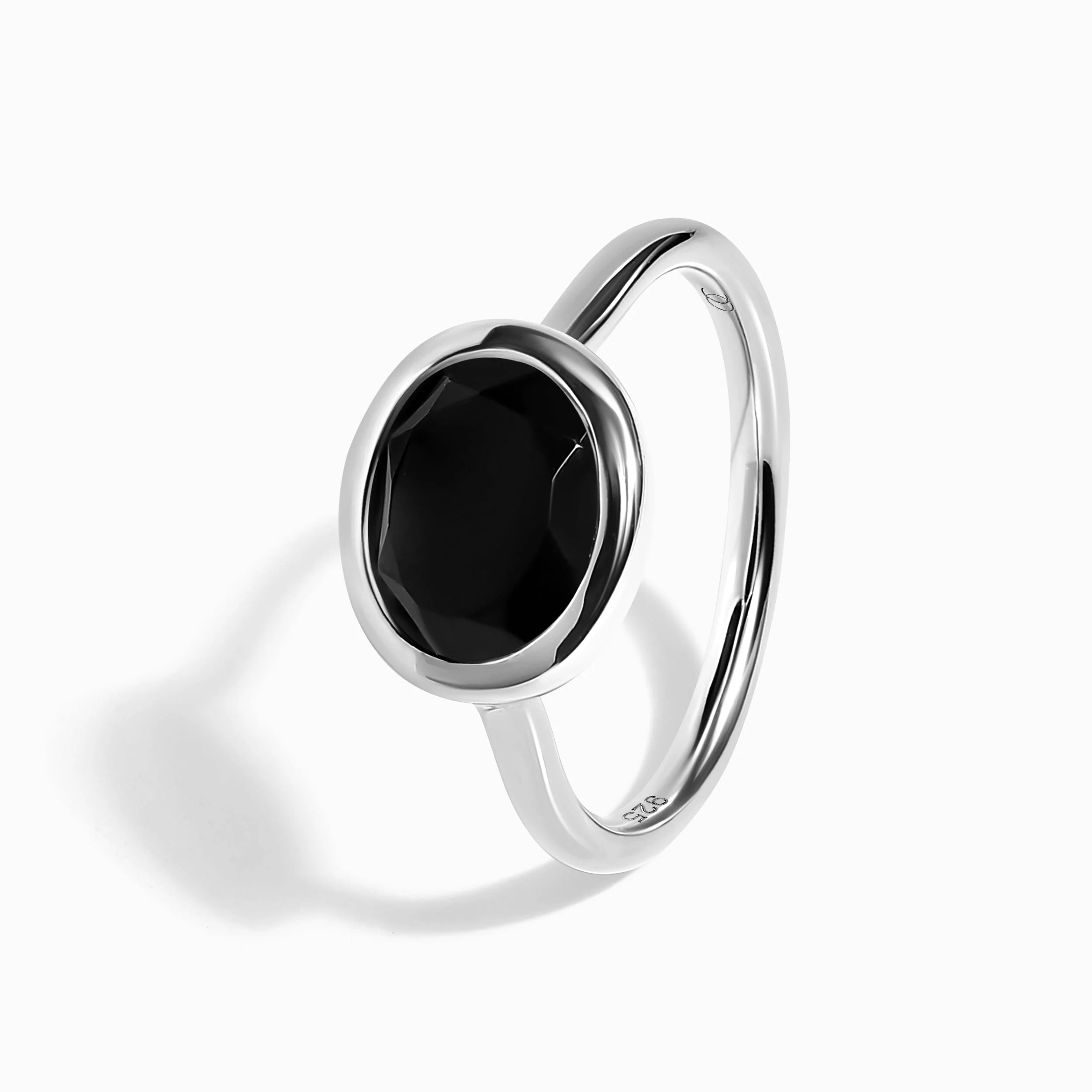 Black Obsidian Skin Touch Ring - Feel the Strength - Image 9