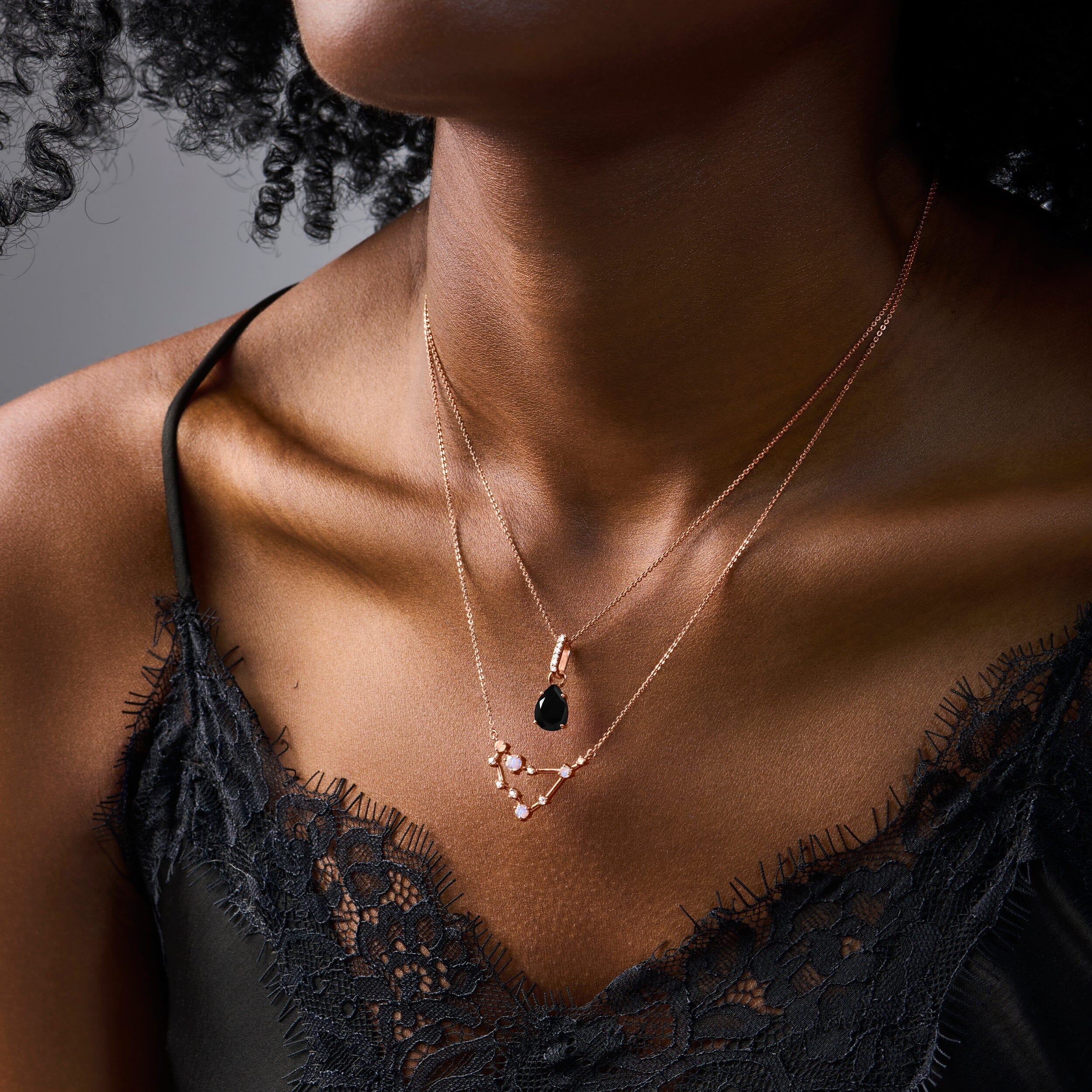 Black Onyx Necklace Sway - December Birthstone - Image 10