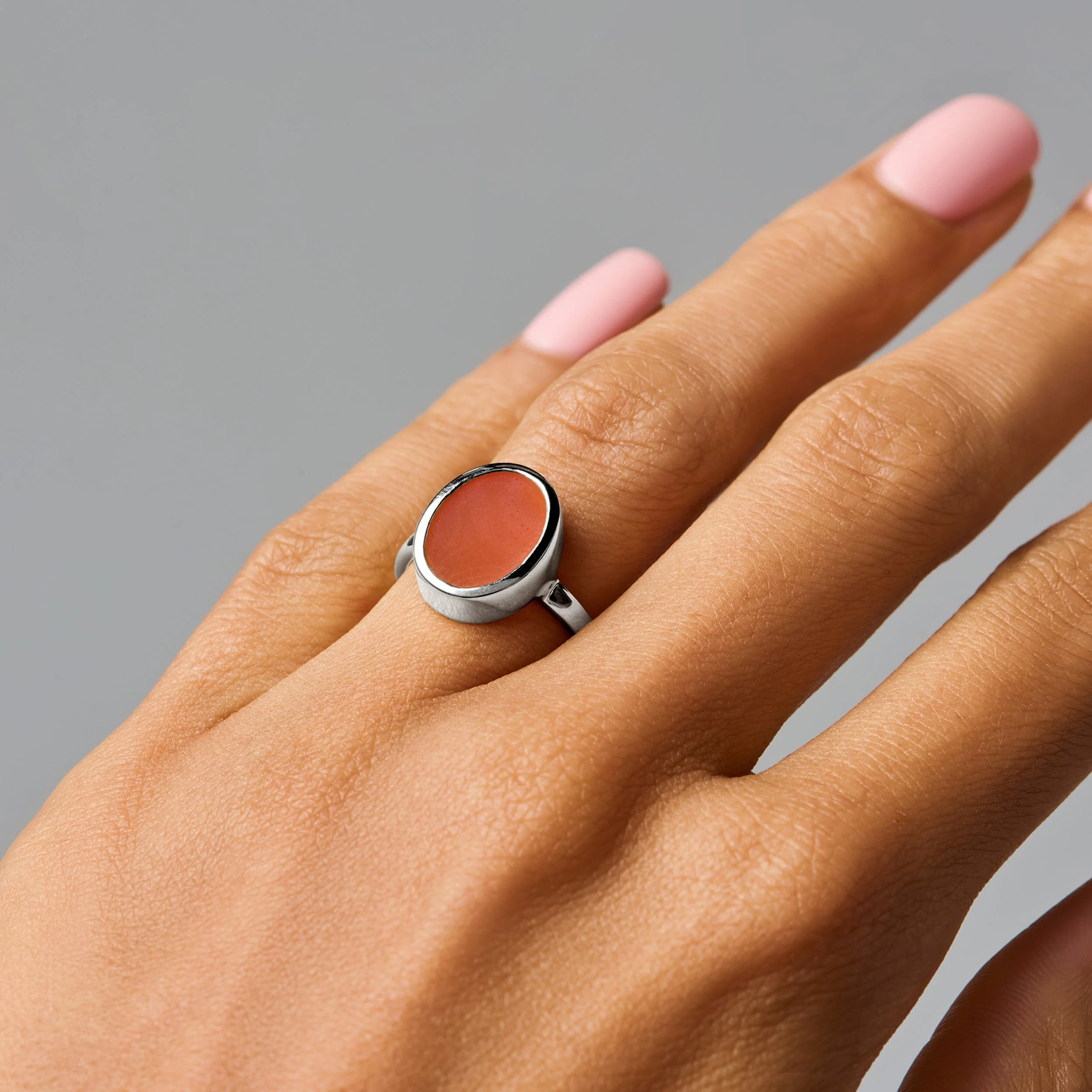 Crystal Ring - Enfolded Carnelian - Image 13