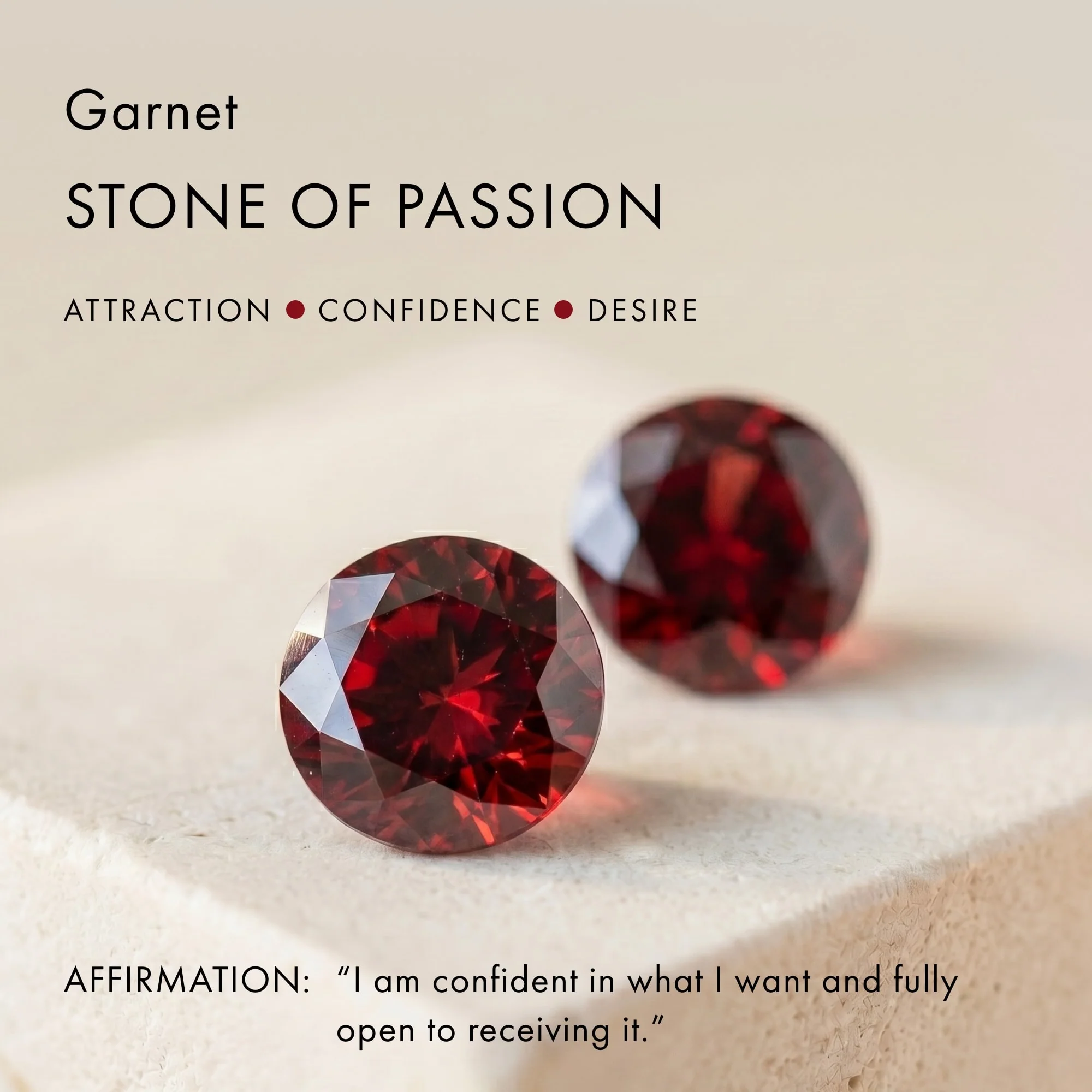 Adjustable Ruby Garnet Ring - Evolve - Image 8