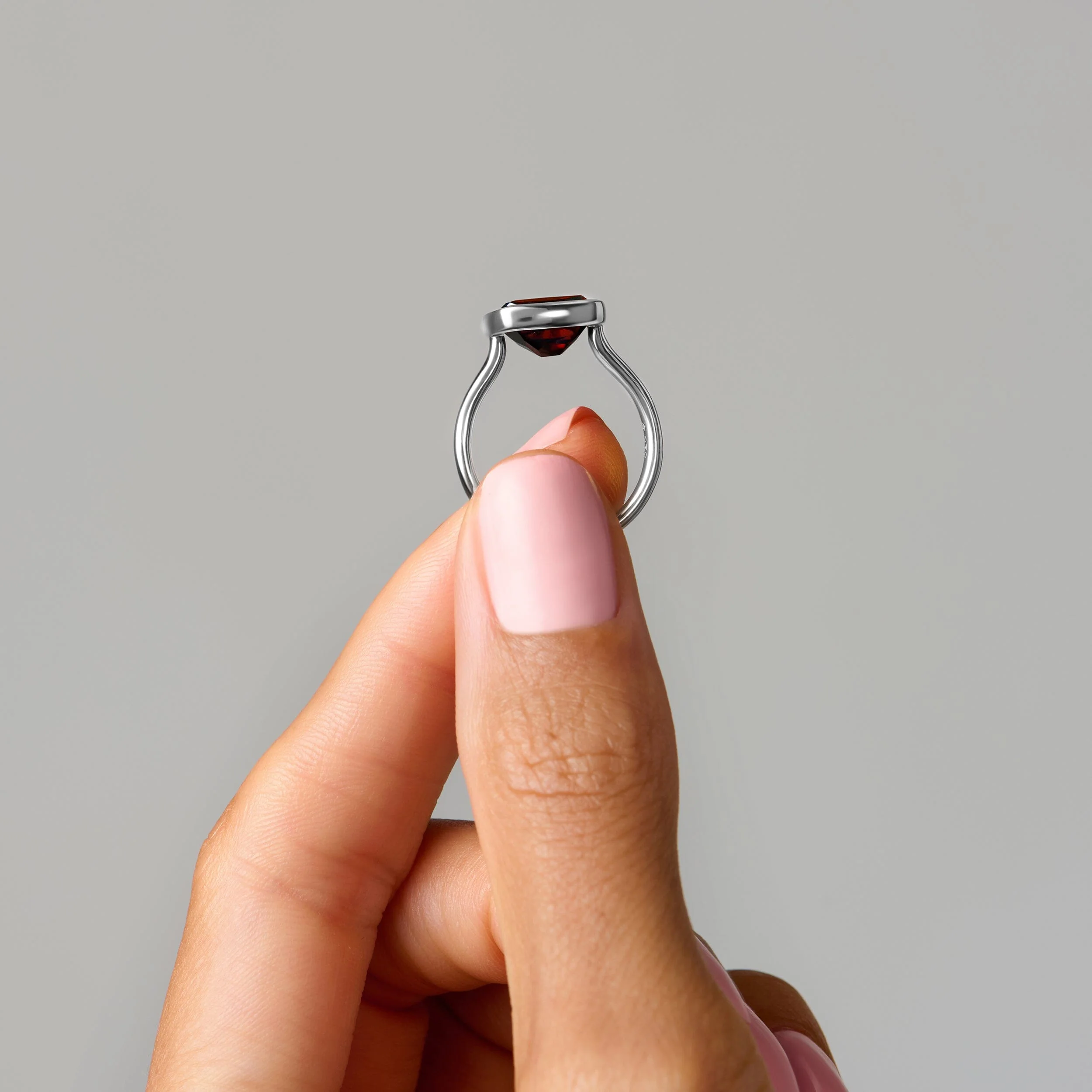 Garnet Skin Touch Ring - Feel the Passion - Image 12