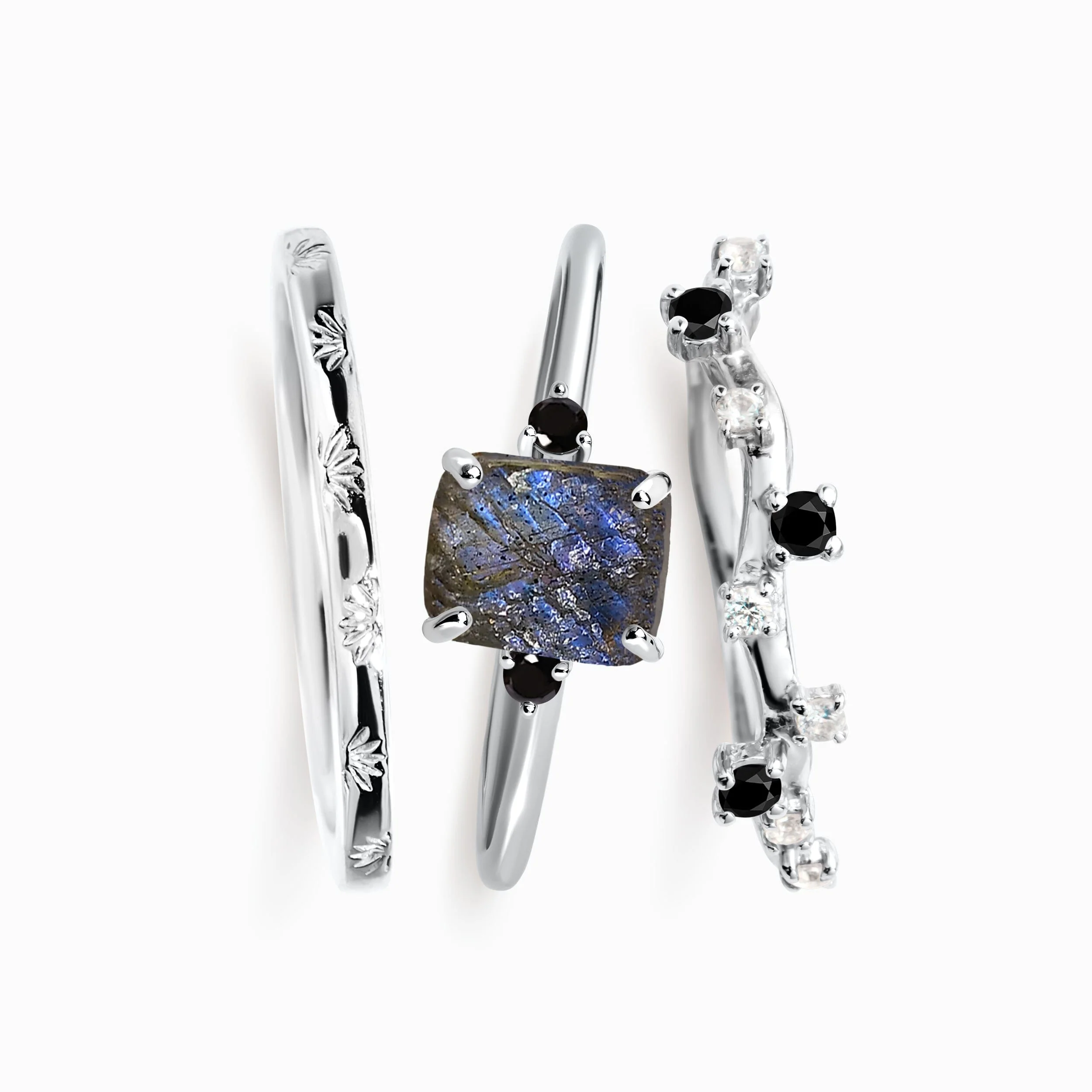 Labradorite Petite Raw Allure Set