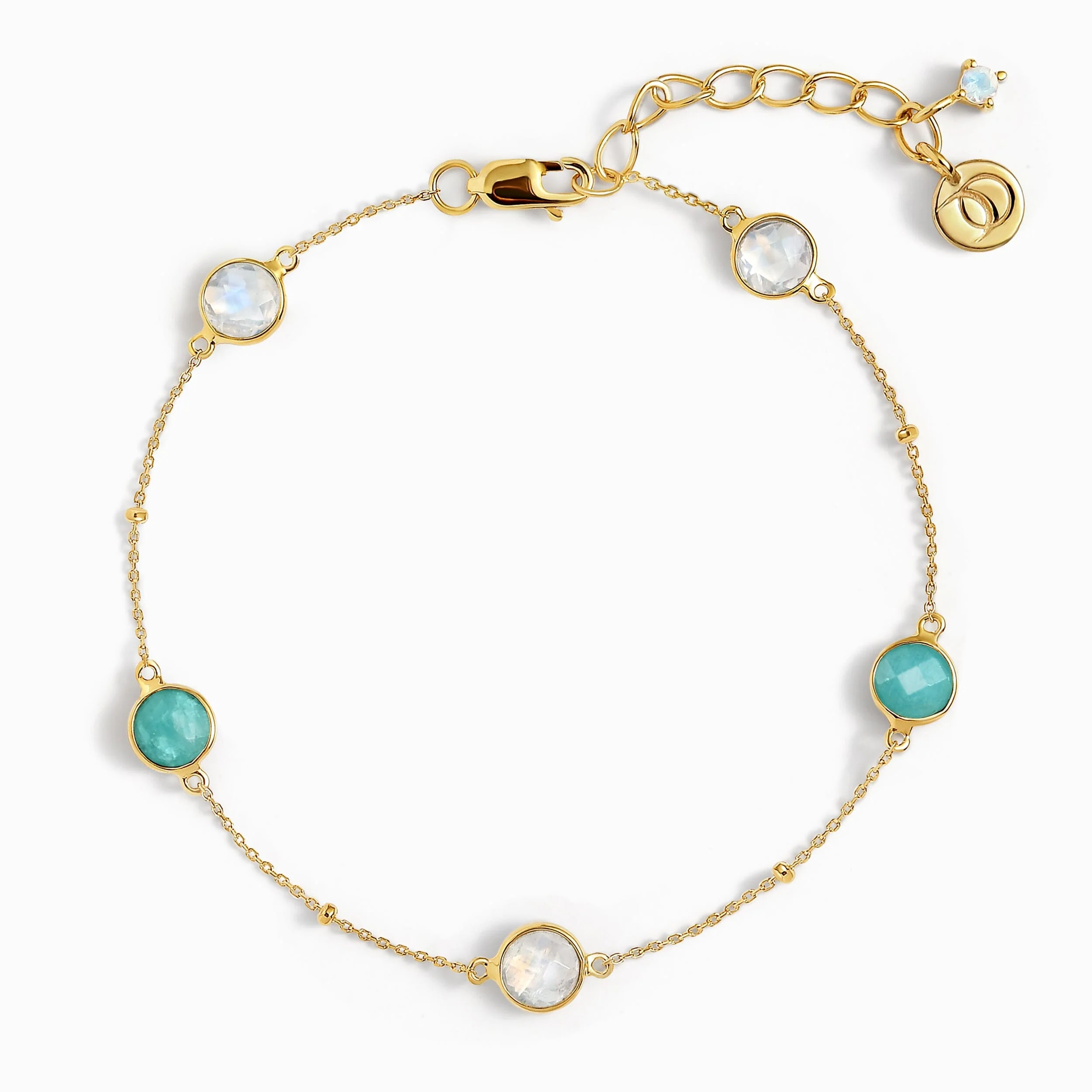 Moonstone Amazonite Bracelet - Inner Tide - Image 7