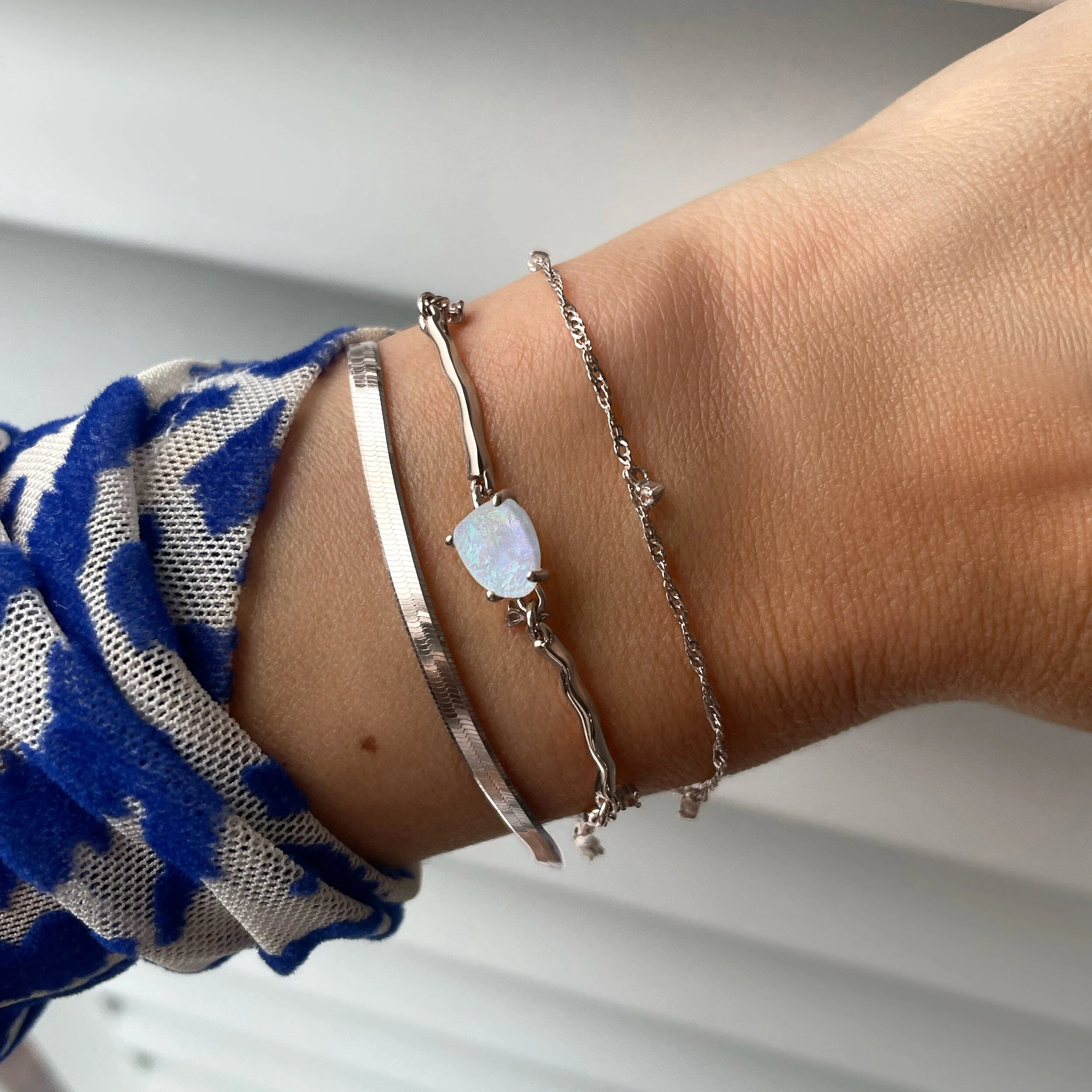 Moonstone Bracelet Stack - Flow - Image 2