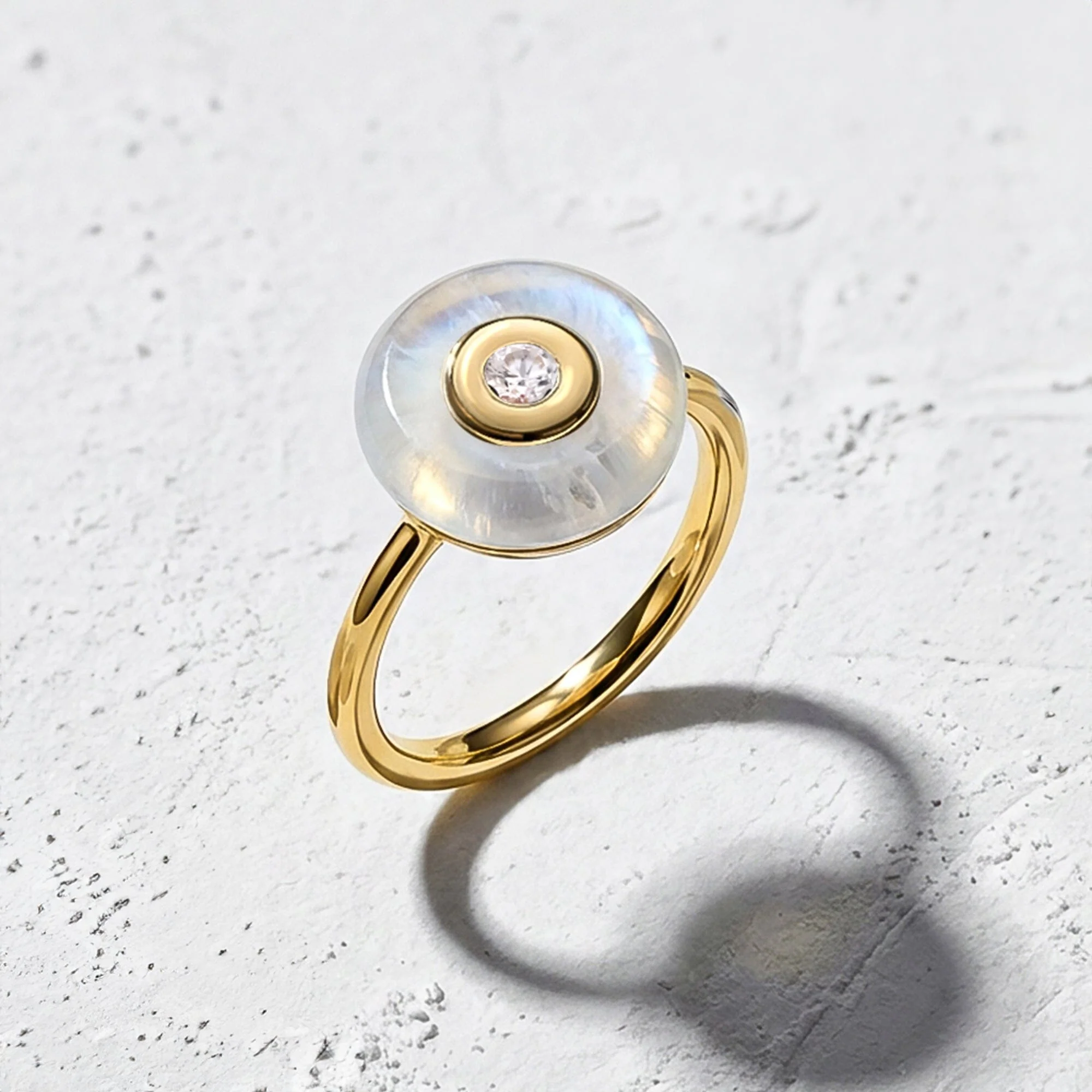 Moonstone Fidget Ring - Ora - Image 5