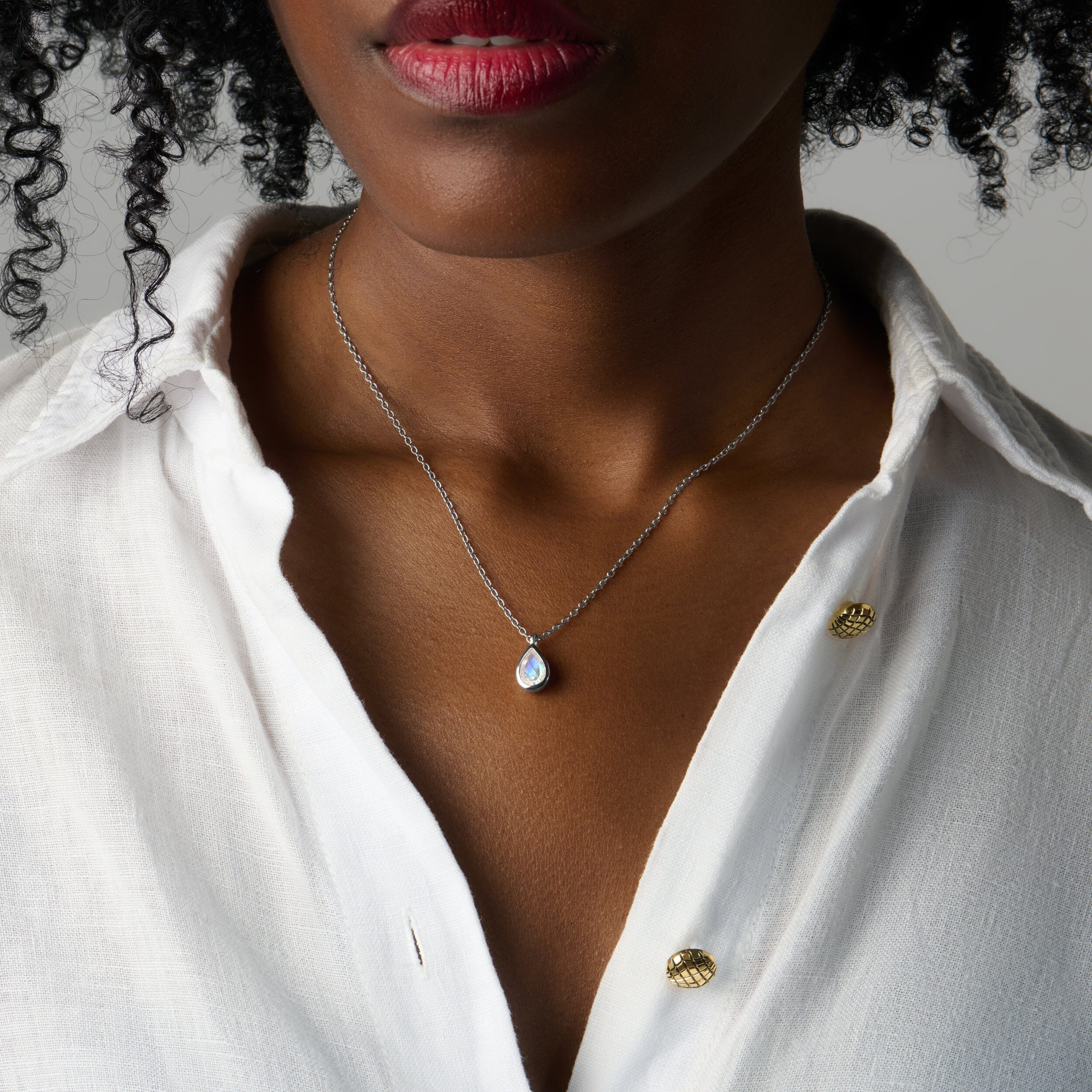 Moonstone Necklace - Hidden Heart - Image 27