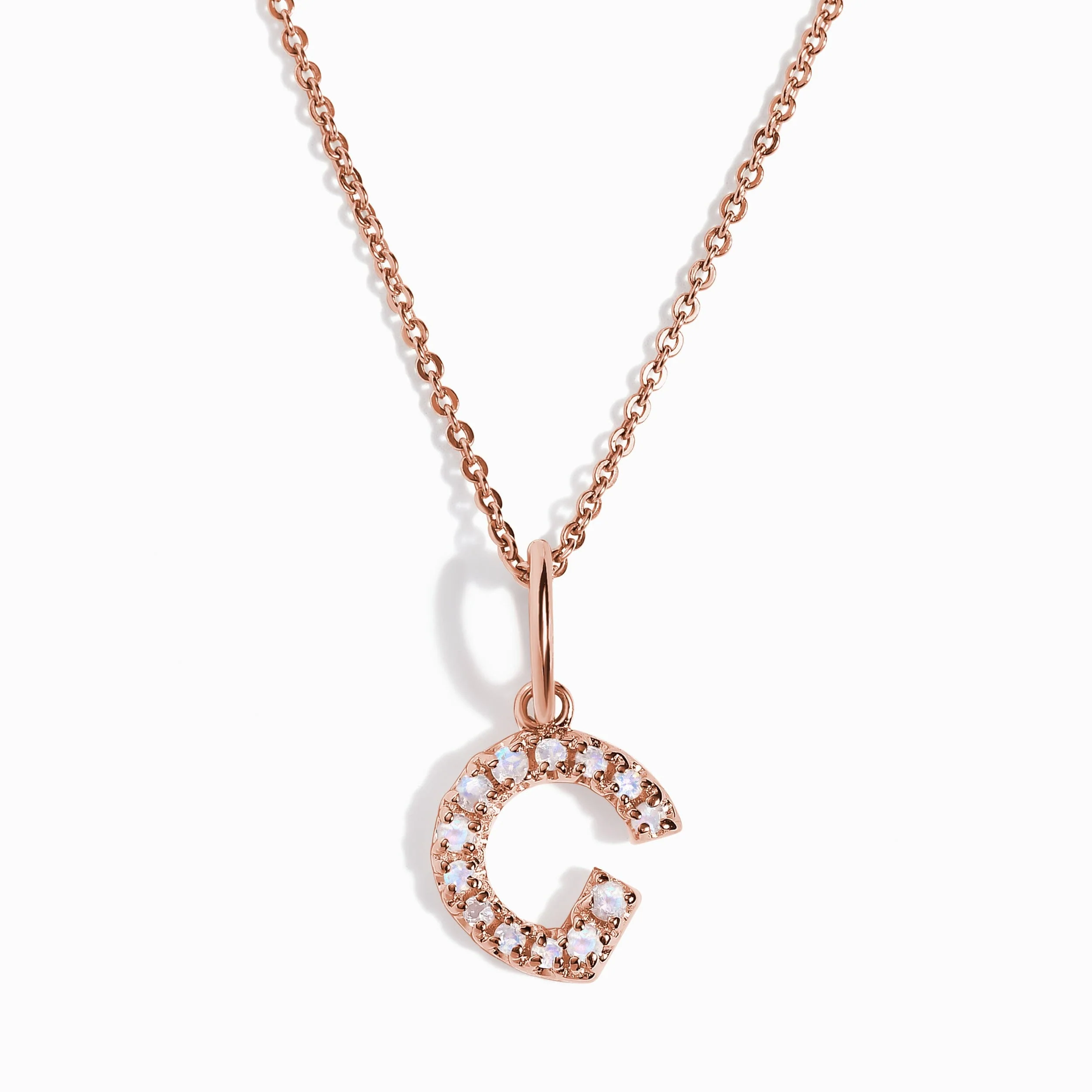 Moonstone Necklace - Alphabet - Image 13