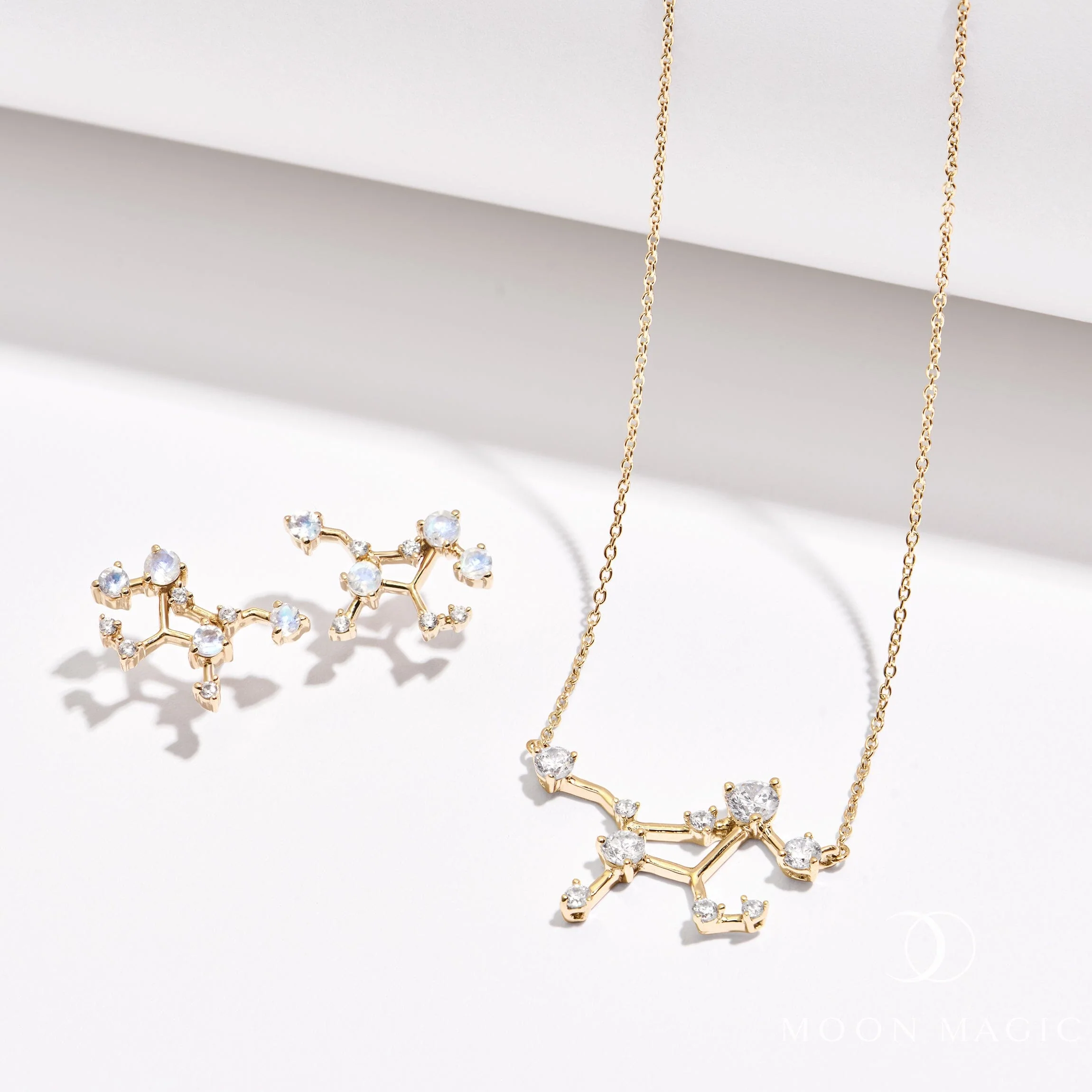 Moonstone Necklace - Cancer Zodiac Constellation - Image 21