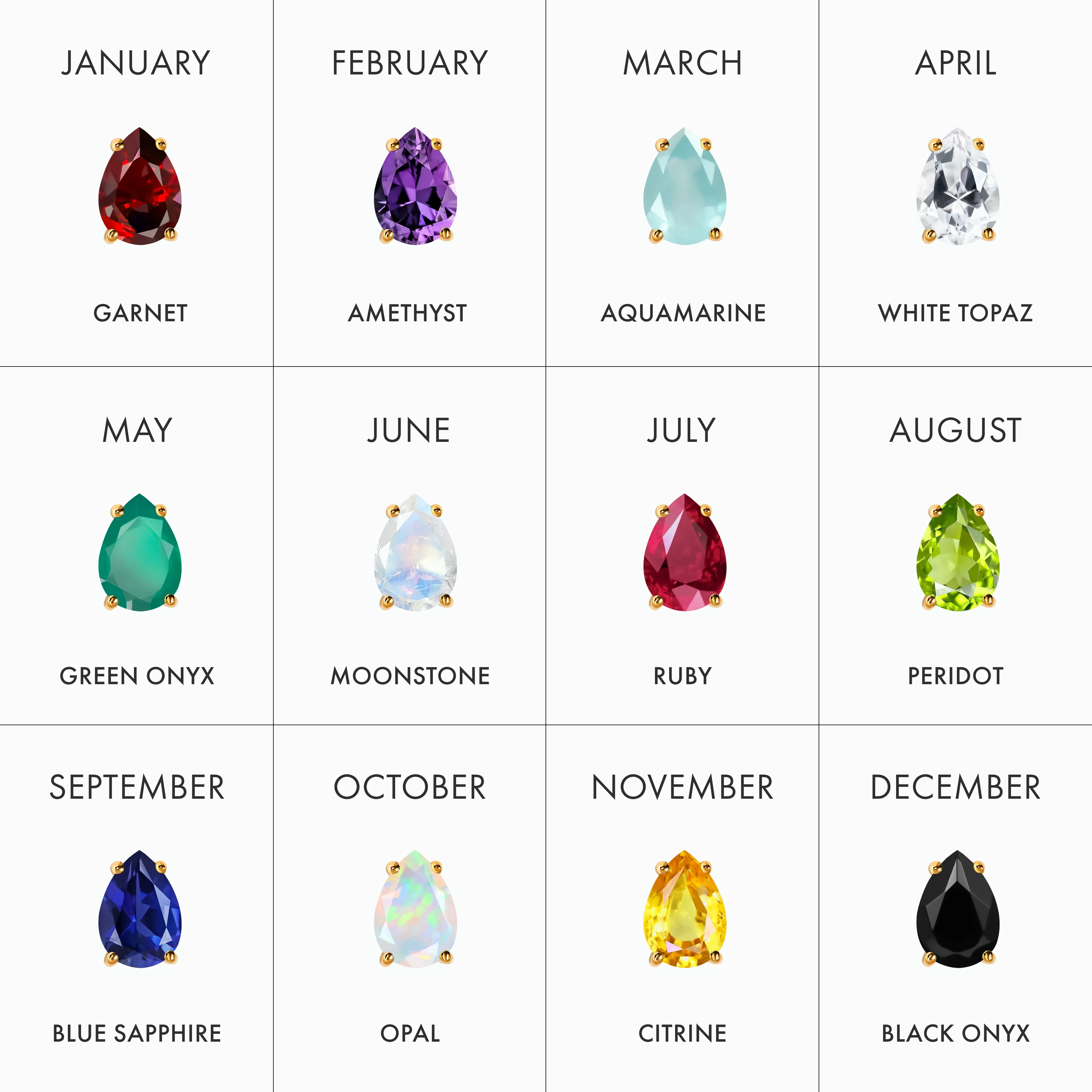 Leo Zodiac & July Birthstone Necklaces - Image 21