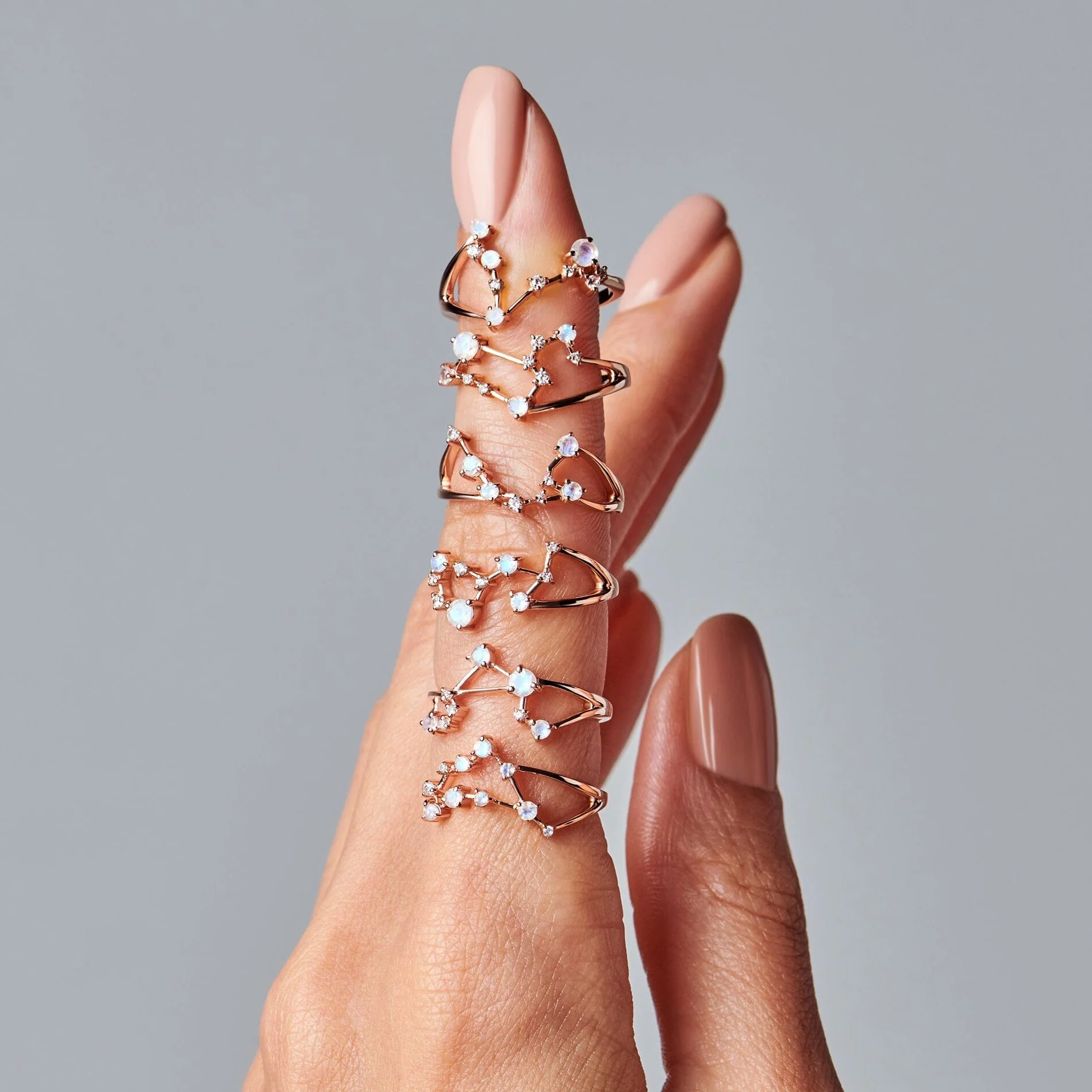 Moonstone Ring - Capricorn Zodiac Constellation - Image 17