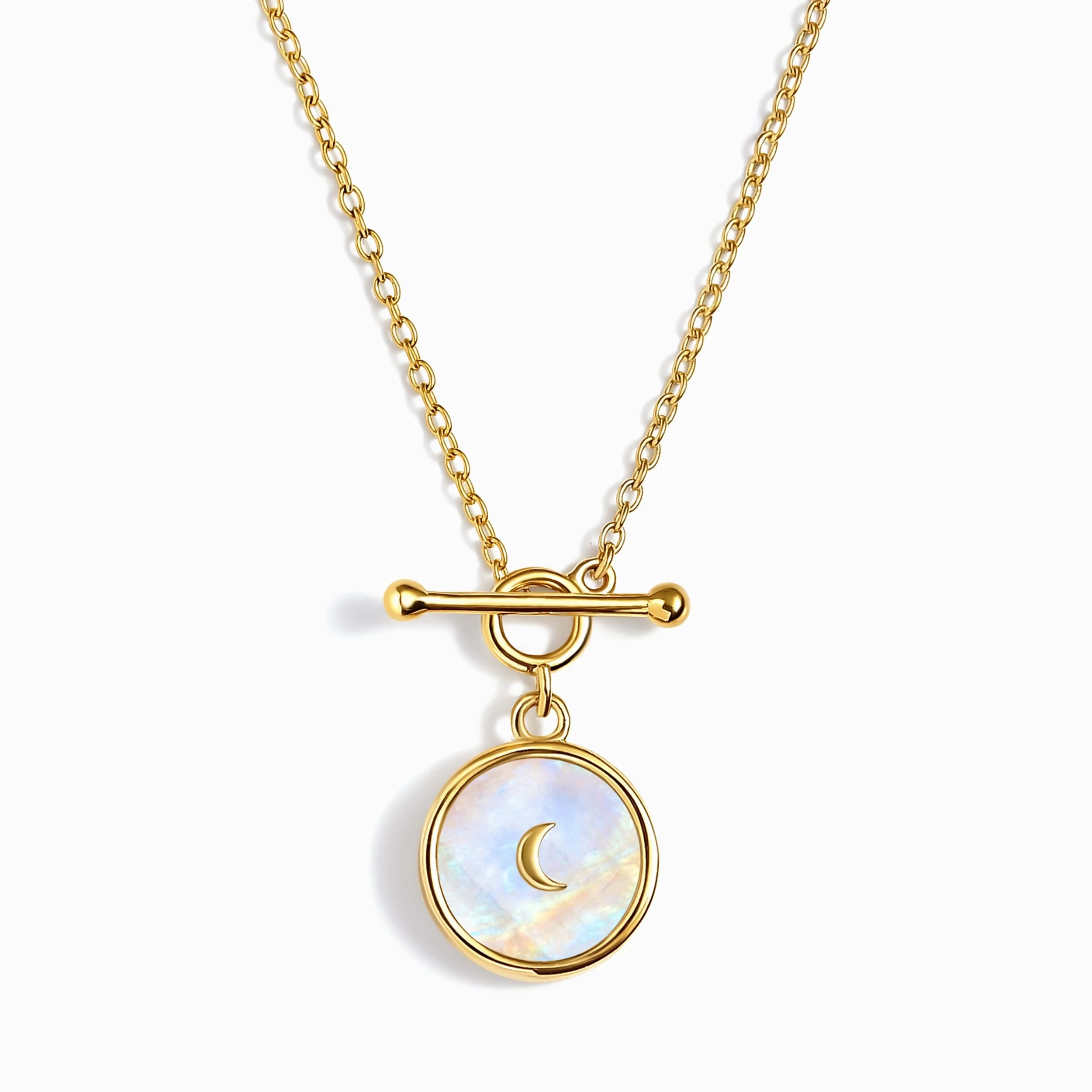 Moonstone T-Lock Necklace - Dream - Image 7