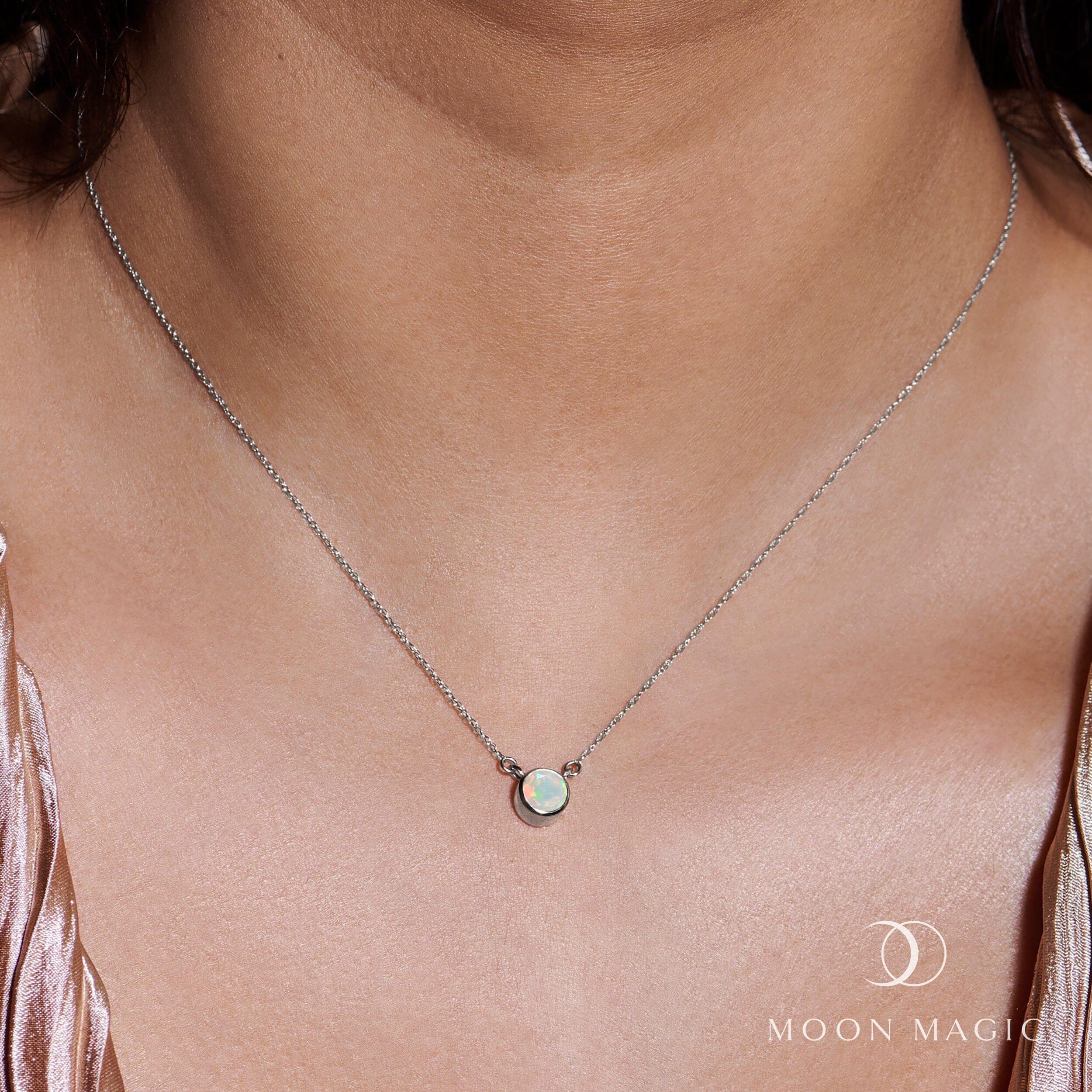Opal Necklace - Solitaire - Image 6