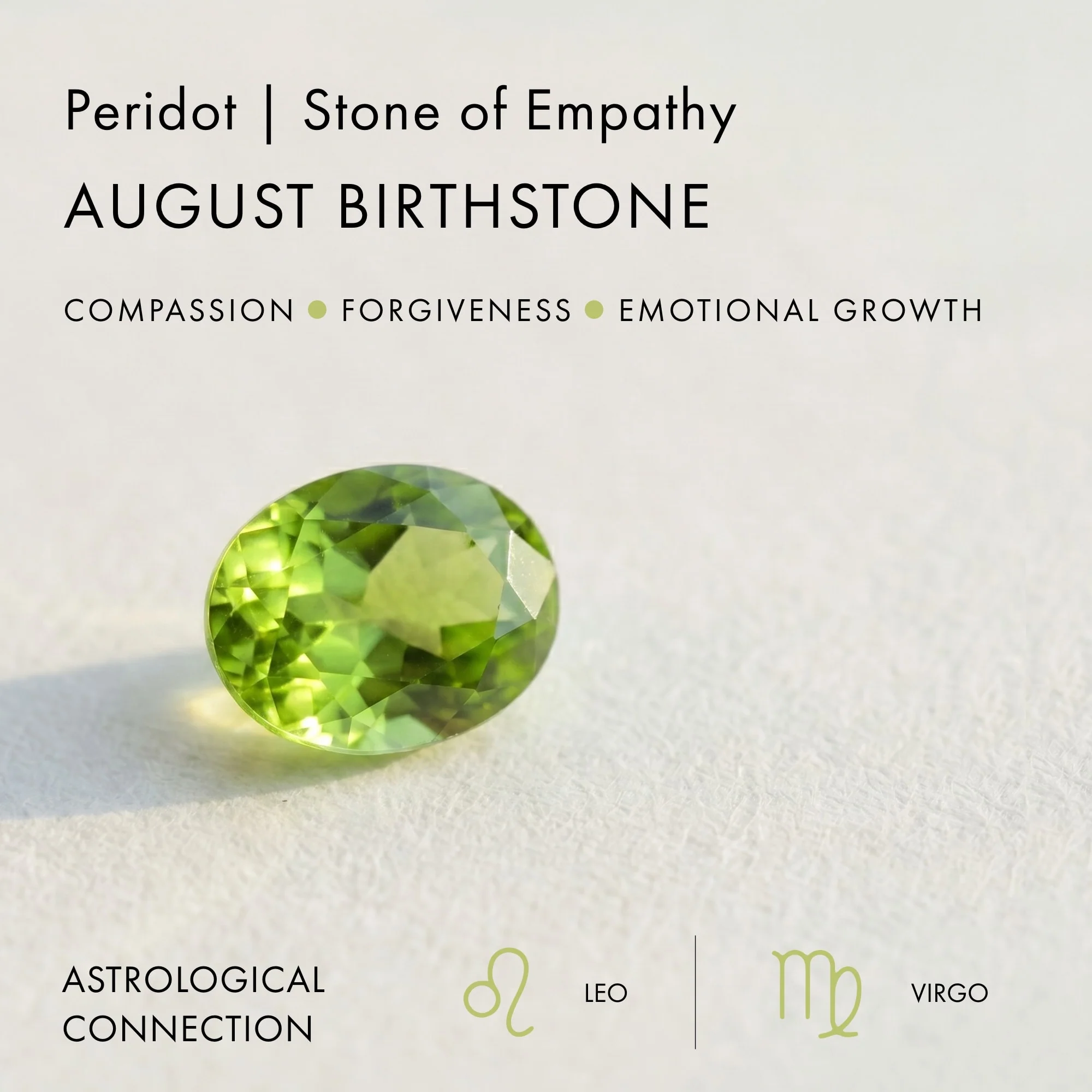 Peridot Necklace - Solitaire - Image 7