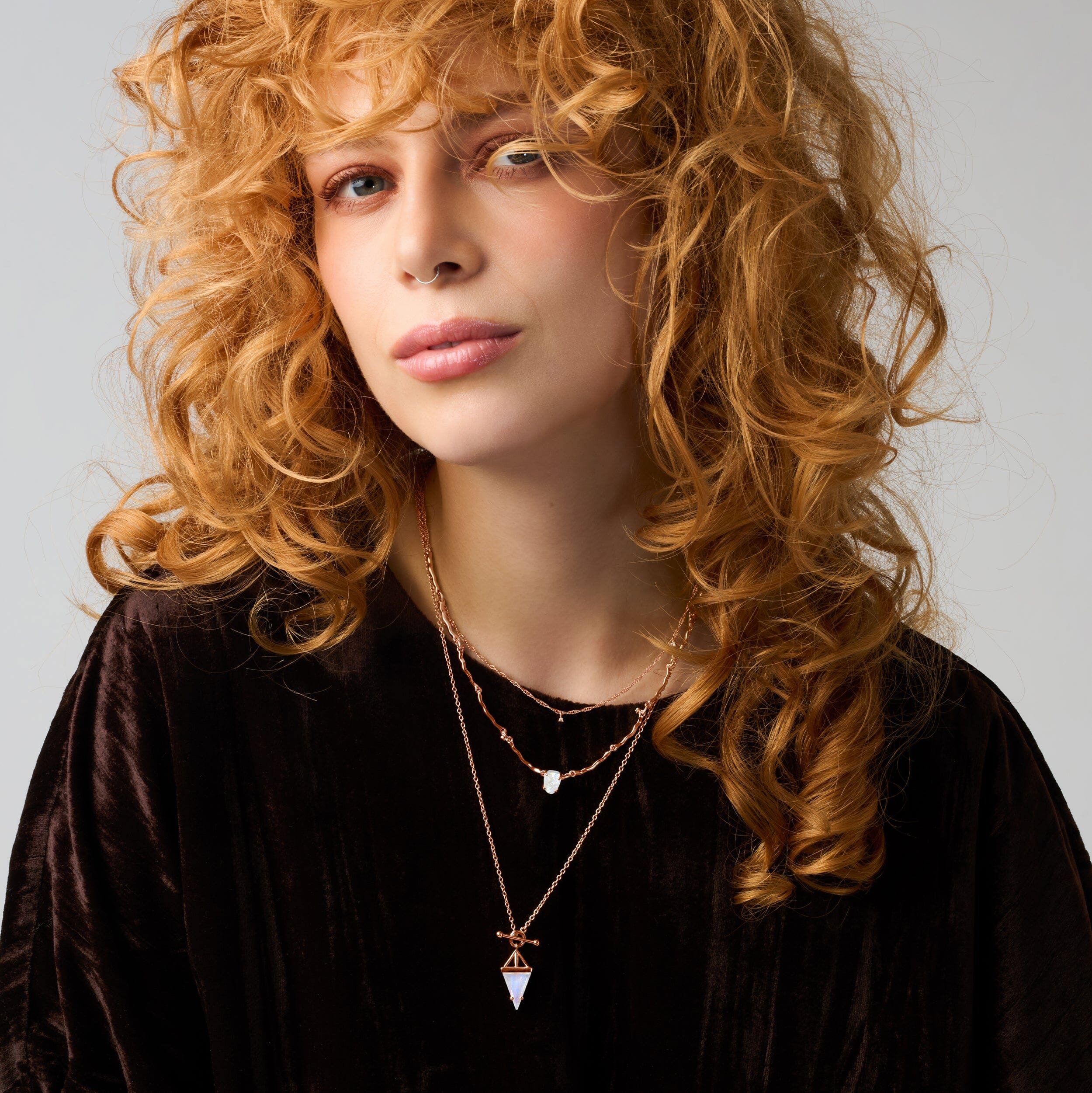 Raw Crystal Necklace - Flowing - Image 12