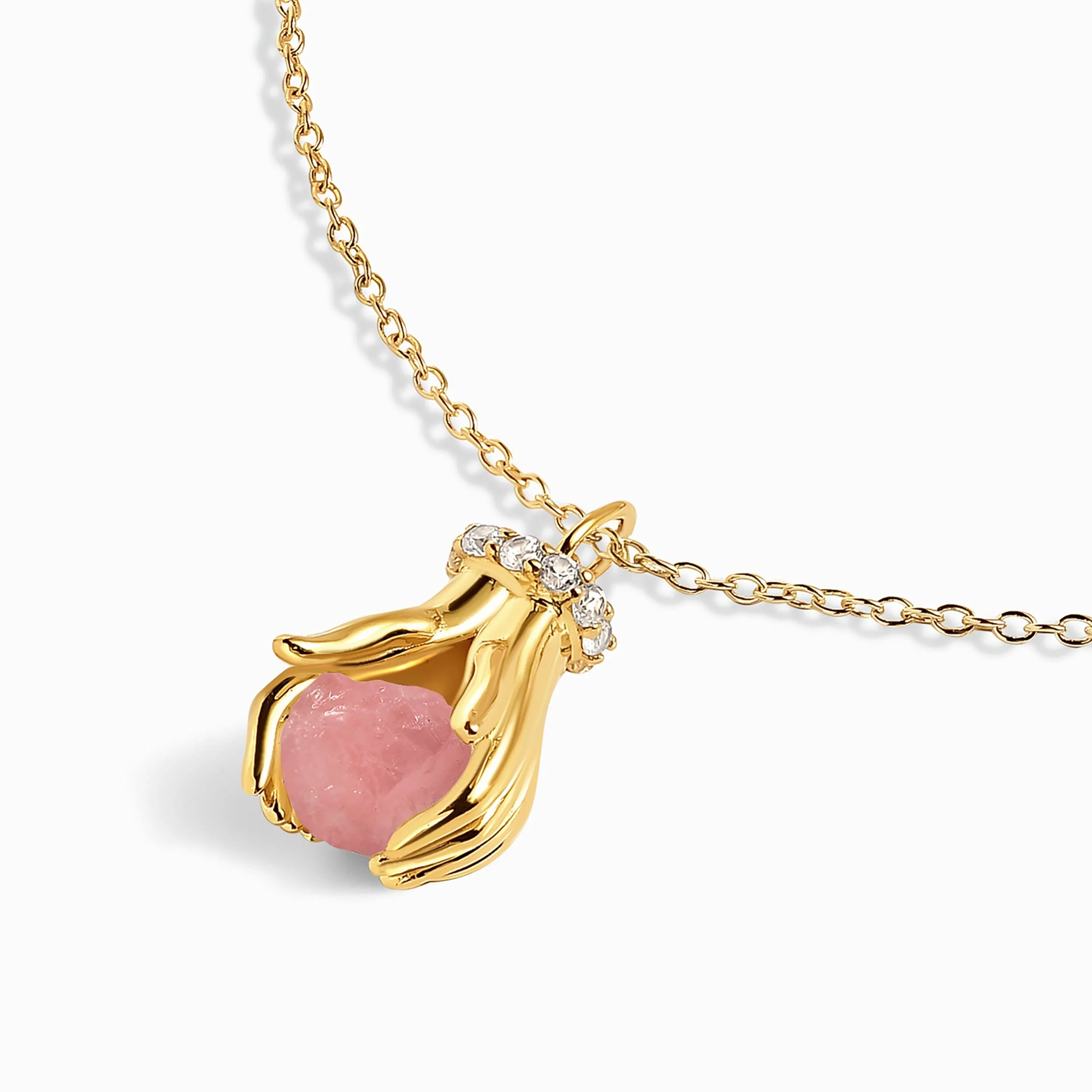 Rose Quartz Necklace - Hold The Energy - Love - Image 7