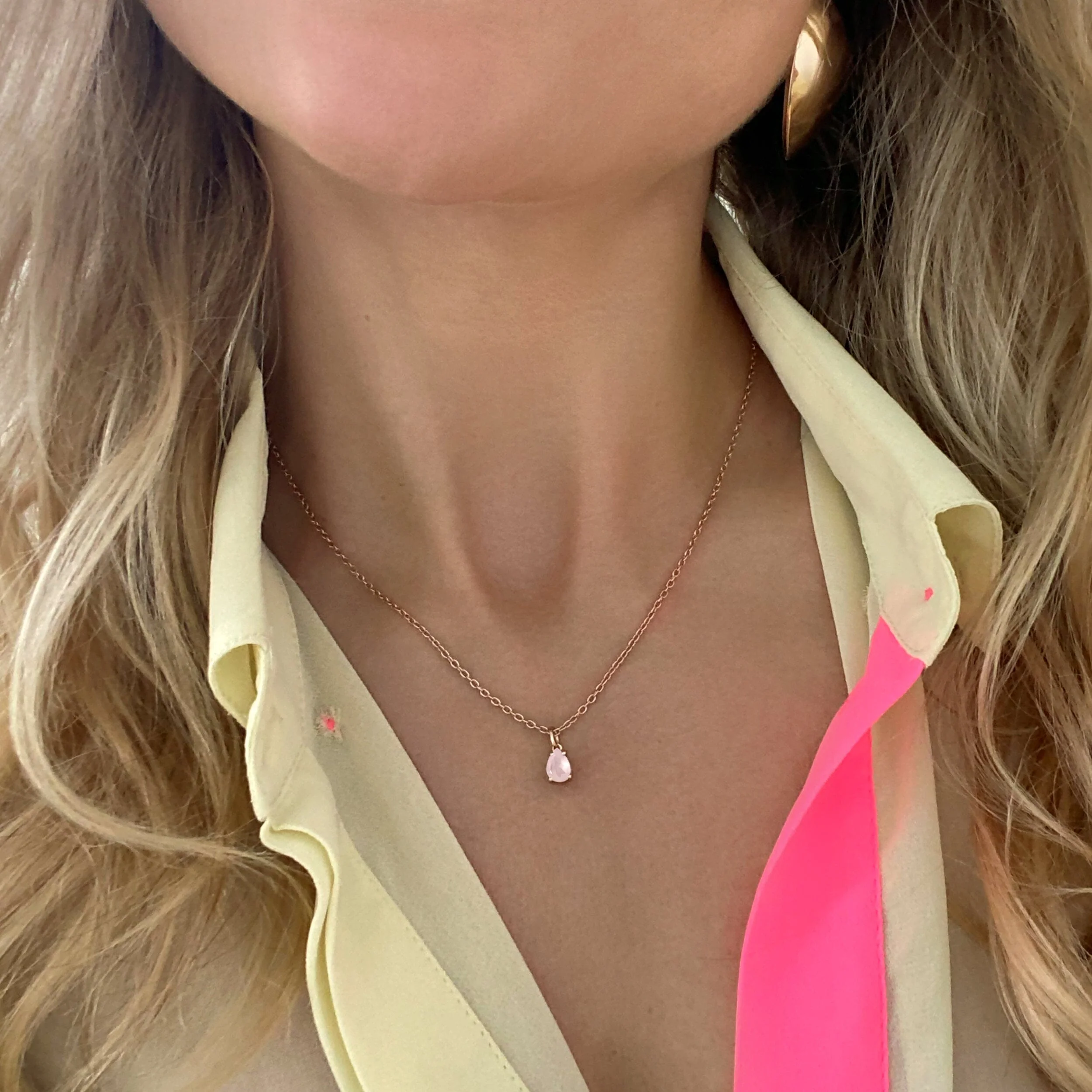 Rose Quartz Necklace - Worthiness - Image 4
