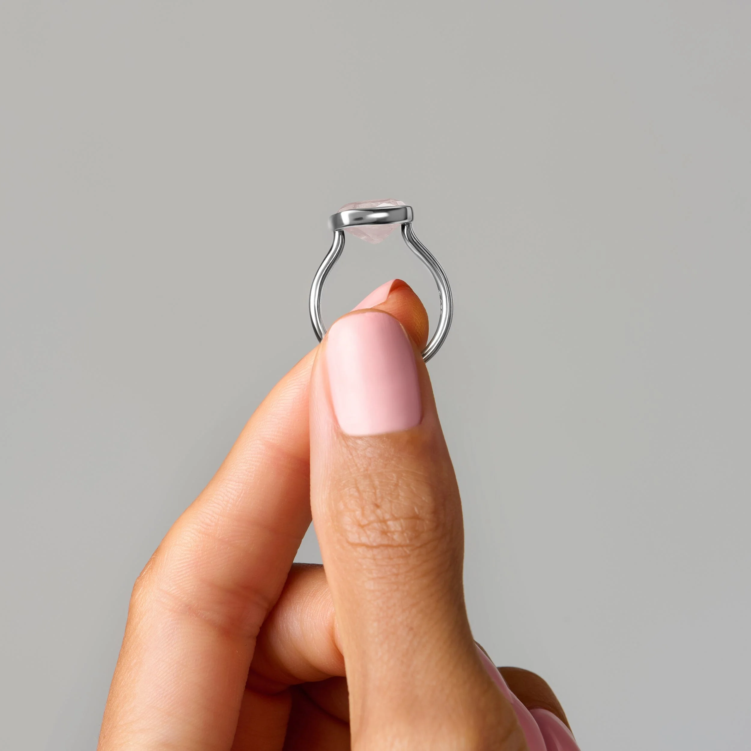 Rose Quartz Skin Touch Ring - Feel the Love - Image 12