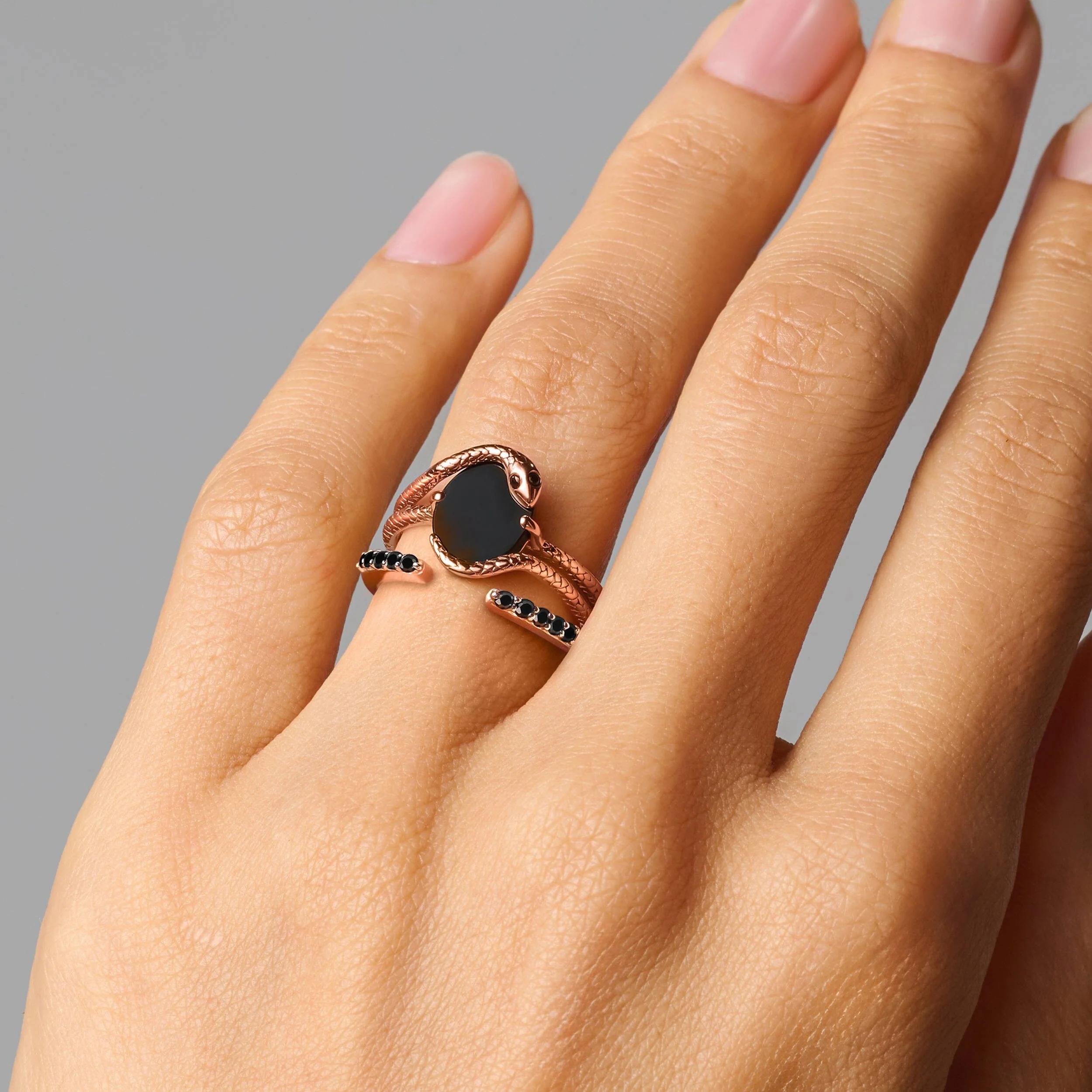 Serpent of Release Ring & Twinkling Band - Image 4