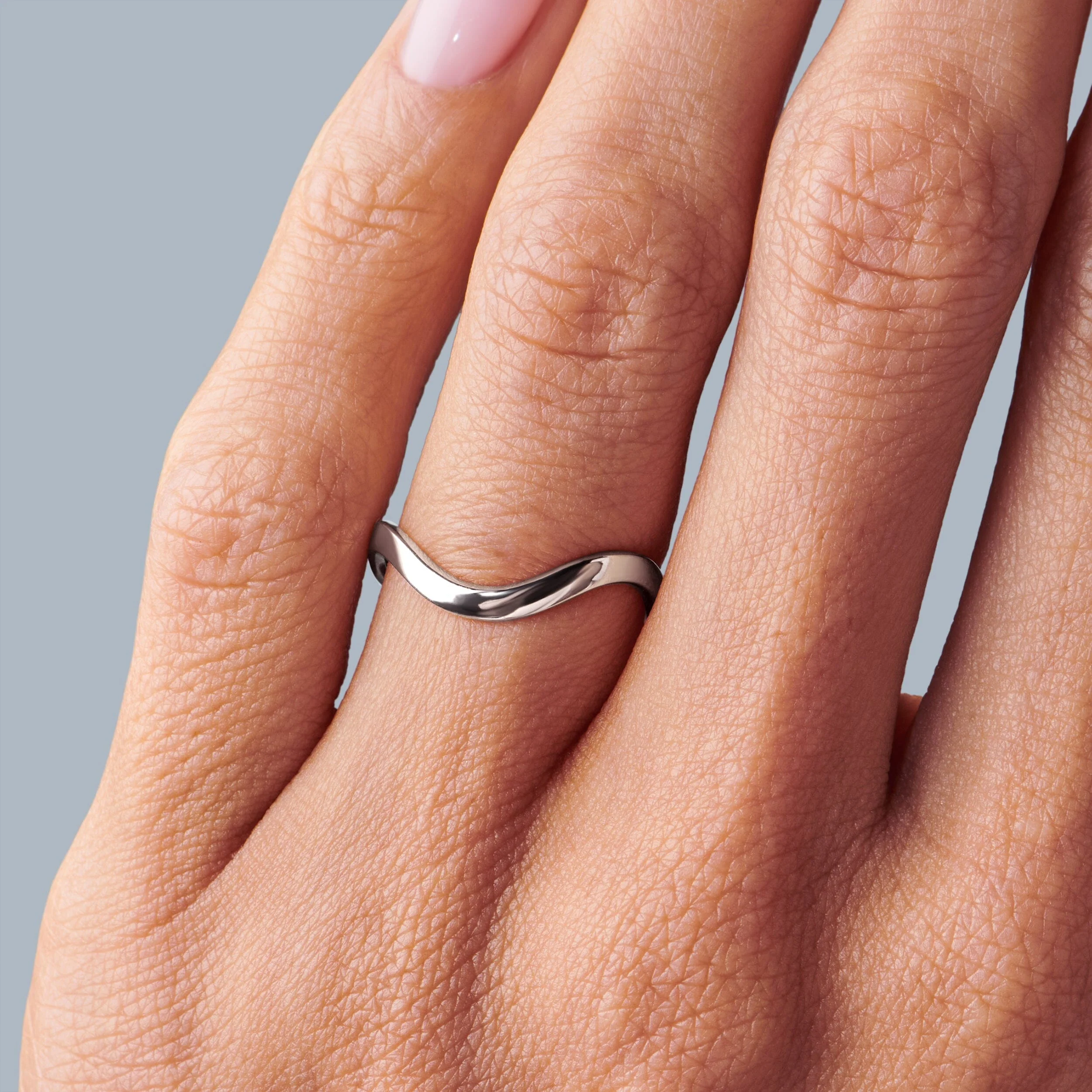 Stackable Ring Band - Waves - Image 22