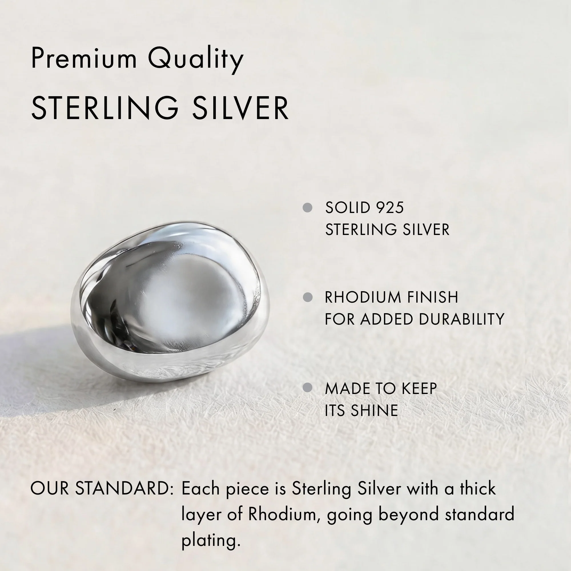 Stackable Ring Band - Waves - Image 9